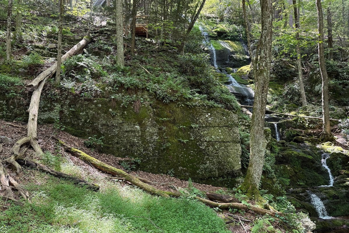 Buttermilk Falls in Walpack Township, Delaware Water Gap National Recreation Area, NJ