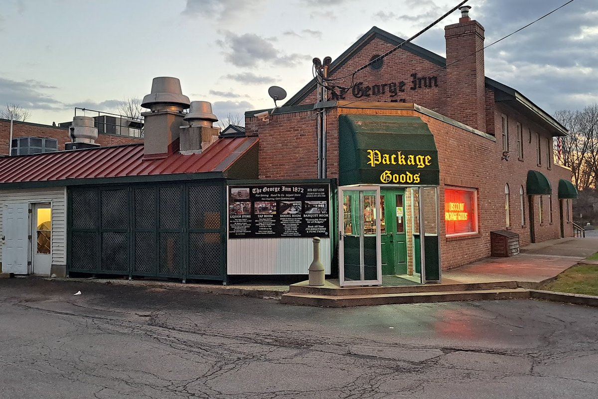 The George Inn and its package goods store on Route 94 in Vernon, NJ