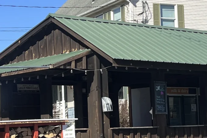 Green Valley Farms market and creamery building on Route 23 in Wantage, NJ