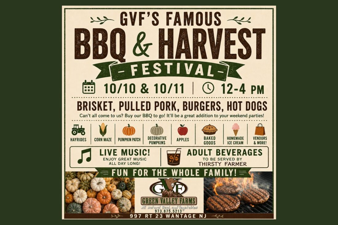 Green Valley Farms BBQ and Harvest Festival 2026 in Wantage NJ