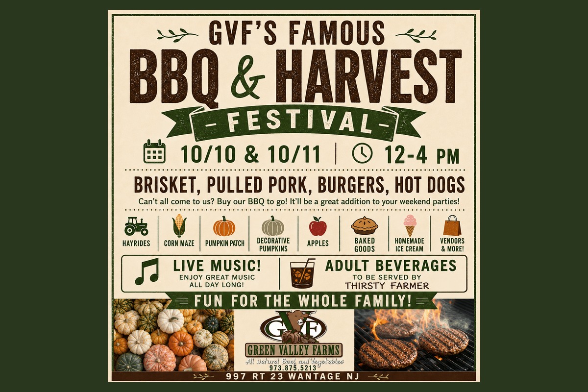 Green Valley Farms BBQ and Harvest Festival 2026 in Wantage NJ