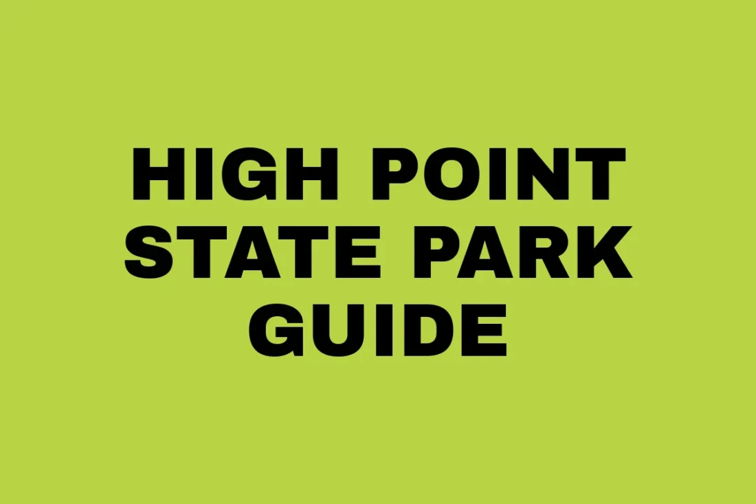 High Point State Park guide cover for the Wantage, NJ park and High Point Monument