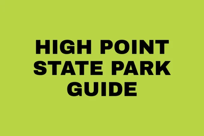 High Point State Park guide cover for the Wantage, NJ park and High Point Monument