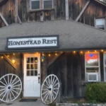 The Homestead Rest restaurant exterior on North Church Road in Sparta, NJ, host of the Homestead's Holiday Market