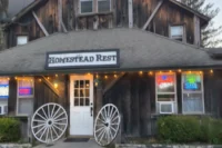 The Homestead Rest restaurant exterior on North Church Road in Sparta, NJ, host of the Homestead's Holiday Market