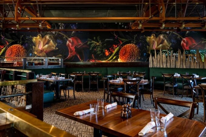 Dining room at Kites Restaurant at Crystal Springs Resort in Vernon, NJ