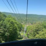 A ski lift at Mountain Creek in Vernon, NJ, in summer
