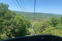 A ski lift at Mountain Creek in Vernon, NJ, in summer