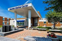 Main entrance of Atlantic Health Newton Medical Center on High Street in Newton, NJ