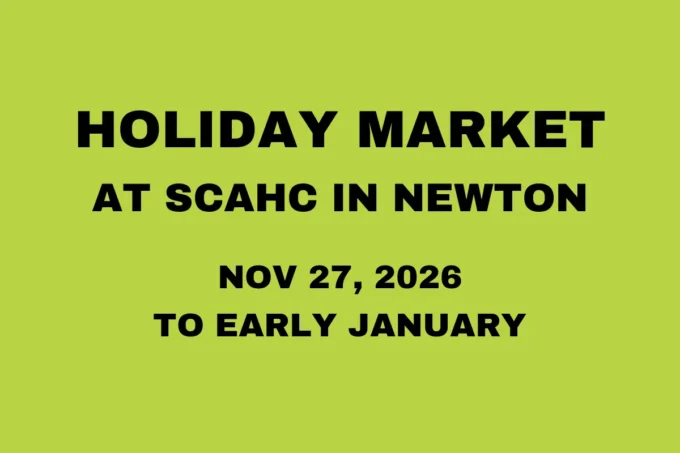 Holiday Market at the Sussex County Arts and Heritage Council gallery in Newton, NJ, opening November 27, 2026
