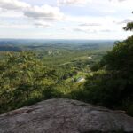 View over the Kittatinny Valley from Sunrise Mountain in Stokes State Forest, NJ