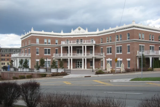 Sussex County Administration Building at One Spring Street in Newton, NJ, home of county economic development offices