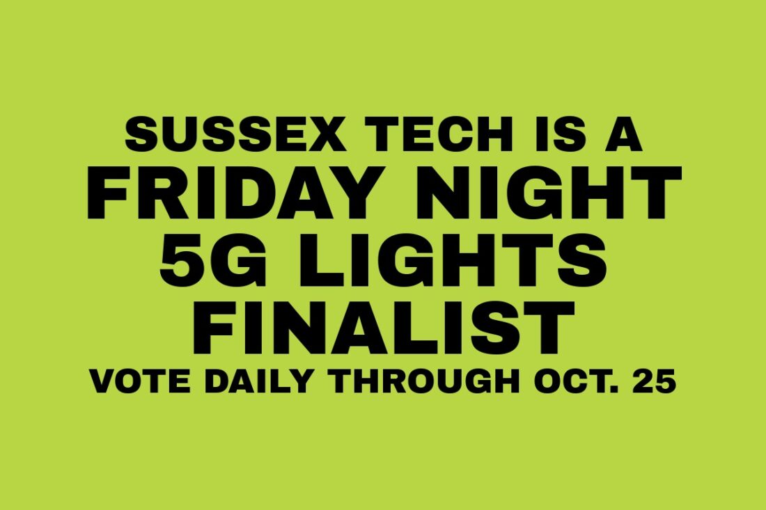 Sussex Tech in Sparta named a T-Mobile Friday Night 5G Lights finalist, vote daily through Oct. 25