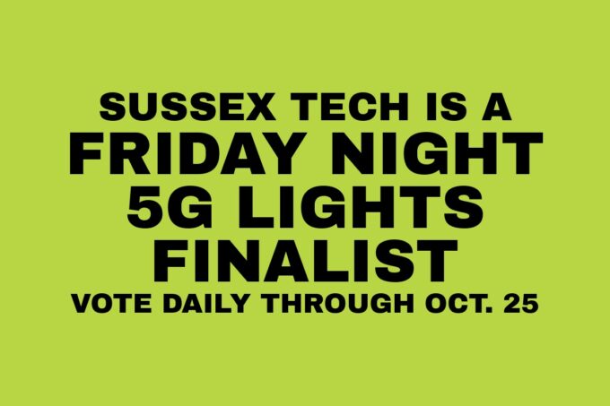 Sussex Tech in Sparta named a T-Mobile Friday Night 5G Lights finalist, vote daily through Oct. 25