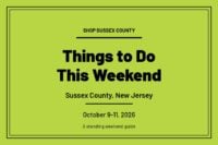 Sussex County things to do this weekend guide