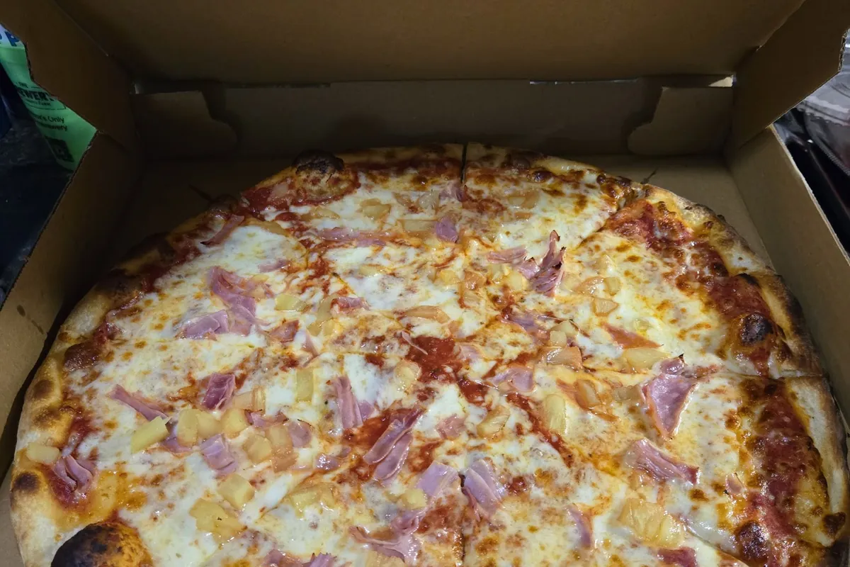 Pizza from Up the Creek Cafe and Pizzeria in the Colesville section of Wantage, NJ
