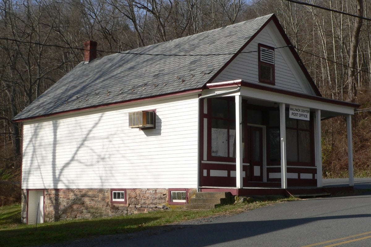 The former general store at Walpack Center in Walpack Township, NJ